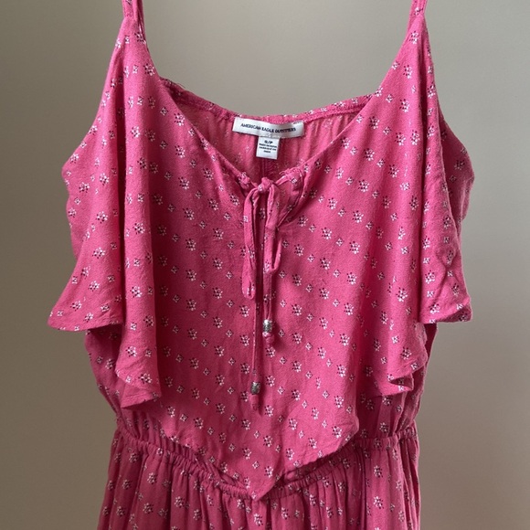 American Eagle Pink Patterned Mini Dress - S - Picture 2 of 6